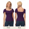 image:imageScarlet Darkness Off the Shoulder Tops for Women Renaissance Pirate ShirtPurple