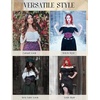 image:imageScarlet Darkness Off the Shoulder Tops for Women Renaissance Pirate ShirtPurple