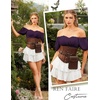 image:imageScarlet Darkness Off the Shoulder Tops for Women Renaissance Pirate ShirtPurple