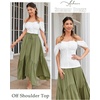 image:imageScarlet Darkness Off the Shoulder Tops for Women Renaissance Pirate ShirtWhite