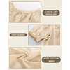 image:imageScarlet Darkness Peasant Blouse for Women Off Shoulder Cotton Summer TopsApricot