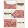image:imageScarlet Darkness Peasant Blouse for Women Off Shoulder Cotton Summer TopsDusty Pink