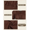 image:imageScarlet Darkness Peasant Tops for Women Puff Sleeve Renaissance ShirtBrown