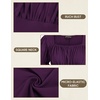 image:imageScarlet Darkness Peasant Tops for Women Puff Sleeve Renaissance ShirtEggplant