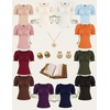 image:imageScarlet Darkness Peasant Tops for Women Puff Sleeve Renaissance ShirtKhaki