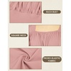 image:imageScarlet Darkness Peasant Tops for Women Puff Sleeve Renaissance ShirtLight Pink
