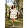 image:imageScarlet Darkness Pirate Costume Women Mini Long Sleeve Renaissance DressOffwhite