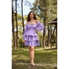 image:imageScarlet Darkness Pirate Costume Women Mini Long Sleeve Renaissance DressPurple