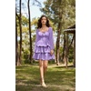 image:imageScarlet Darkness Pirate Costume Women Mini Long Sleeve Renaissance DressPurple