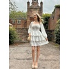 image:imageScarlet Darkness Pirate Costume Women Mini Long Sleeve Renaissance DressWhite