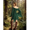 image:imageScarlet Darkness Renaissance Costume Women Chiffon Corset Pirate Mini DressEden Green