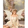 image:imageScarlet Darkness Renaissance Costume Women Chiffon Corset Pirate Mini DressOyster White