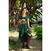 image:imageScarlet Darkness Renaissance Costume Women High Low Summer Corset DressGreen