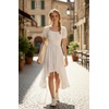 image:imageScarlet Darkness Renaissance Costume Women High Low Summer Corset DressWhite