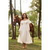 image:imageScarlet Darkness Renaissance Costume Women Peasant Medieval Maxi DressApricot