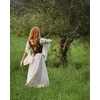 image:imageScarlet Darkness Renaissance Costume Women Peasant Medieval Maxi DressApricot