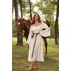 image:imageScarlet Darkness Renaissance Costume Women Peasant Medieval Maxi DressApricot
