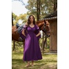 image:imageScarlet Darkness Renaissance Costume Women Peasant Medieval Maxi DressDark Purple
