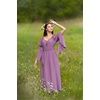 image:imageScarlet Darkness Renaissance Costume Women Peasant Medieval Maxi DressPurple
