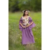 image:imageScarlet Darkness Renaissance Costume Women Peasant Medieval Maxi DressPurple