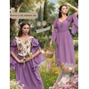 image:imageScarlet Darkness Renaissance Costume Women Peasant Medieval Maxi DressPurple