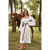 image:imageScarlet Darkness Renaissance Costume Women Peasant Medieval Maxi DressWhite