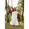 image:imageScarlet Darkness Renaissance Costume Women Peasant Medieval Maxi DressWhite