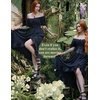 image:imageScarlet Darkness Renaissance Dress Women Corset Medieval Pirate CostumeBlack