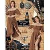 image:imageScarlet Darkness Renaissance Dress Women Corset Medieval Pirate CostumeBrown