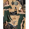 image:imageScarlet Darkness Renaissance Dress Women Corset Medieval Pirate CostumeDark Green