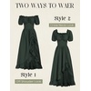 image:imageScarlet Darkness Renaissance Dress Women Corset Medieval Pirate CostumeDark Green