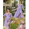 image:imageScarlet Darkness Renaissance Dress Women Corset Medieval Pirate CostumeLight Purple