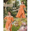image:imageScarlet Darkness Renaissance Dress Women Corset Medieval Pirate CostumeOrange