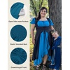 image:imageScarlet Darkness Renaissance Dress Women Corset Medieval Pirate CostumeSky Blue