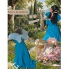 image:imageScarlet Darkness Renaissance Dress Women Corset Medieval Pirate CostumeSky Blue