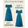 image:imageScarlet Darkness Renaissance Dress Women Corset Medieval Pirate CostumeSky Blue