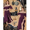 image:imageScarlet Darkness Renaissance Dress Women Corset Medieval Pirate CostumeWine Red