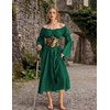 image:imageScarlet Darkness Renaissance Dress Women Corset Peasant Witch CostumeDark Green