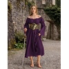 image:imageScarlet Darkness Renaissance Dress Women Corset Peasant Witch CostumeDeep Purple