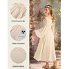 image:imageScarlet Darkness Renaissance Dress Women Corset Peasant Witch CostumeOyster White