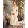 image:imageScarlet Darkness Renaissance Dress Women Corset Peasant Witch CostumeOyster White