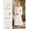 image:imageScarlet Darkness Renaissance Dress Women Corset Peasant Witch CostumeWhite