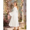 image:imageScarlet Darkness Renaissance Dress Women Corset Peasant Witch CostumeWhite