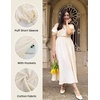 image:imageScarlet Darkness Renaissance Dress Women Fairy Peasant Medieval CostumeApricot