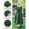 image:imageScarlet Darkness Renaissance Dress Women Fairy Peasant Medieval CostumeDark Green