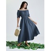 image:imageScarlet Darkness Renaissance Dress Women Fairy Peasant Medieval CostumeGray Blue