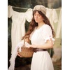 image:imageScarlet Darkness Renaissance Dress Women Fairy Peasant Medieval CostumeWhite