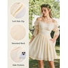 image:imageScarlet Darkness Renaissance Dress Women Off Shoulder Pirate Fairy CostumeBeige