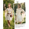 image:imageScarlet Darkness Renaissance Dress Women Off Shoulder Pirate Fairy CostumeBeige