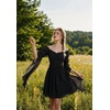 image:imageScarlet Darkness Renaissance Dress Women Off Shoulder Pirate Fairy CostumeBlack